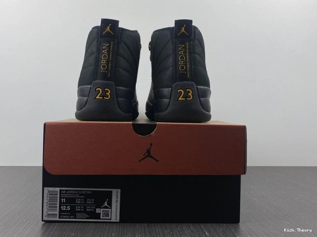 Kicktheory Air CT8013-071 Black Jordan 12 Taxi 0705